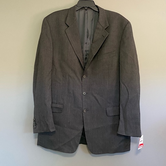 Joseph Abboud Nordstrom Mens Grey Suit Jacket Sport Coat Size 42L - Picture 5 of 14